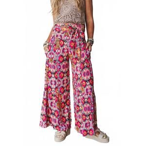 NEW THREE BIRD NEST secret admirer printed pants in pink multi NWT